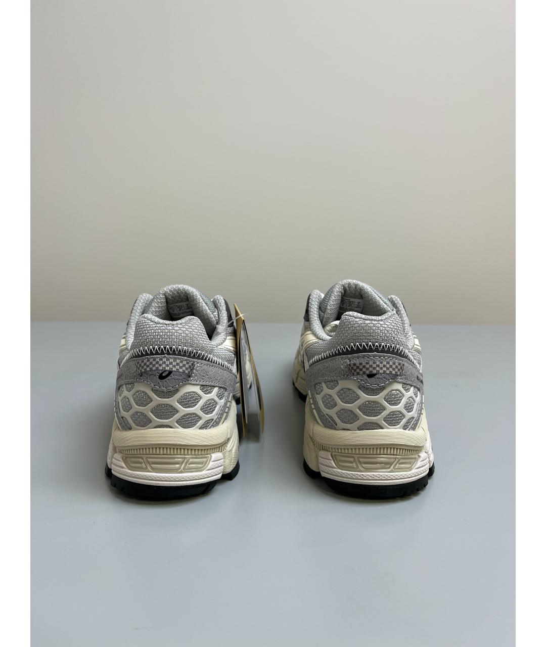 ASICS Серые текстильные кроссовки, фото 4