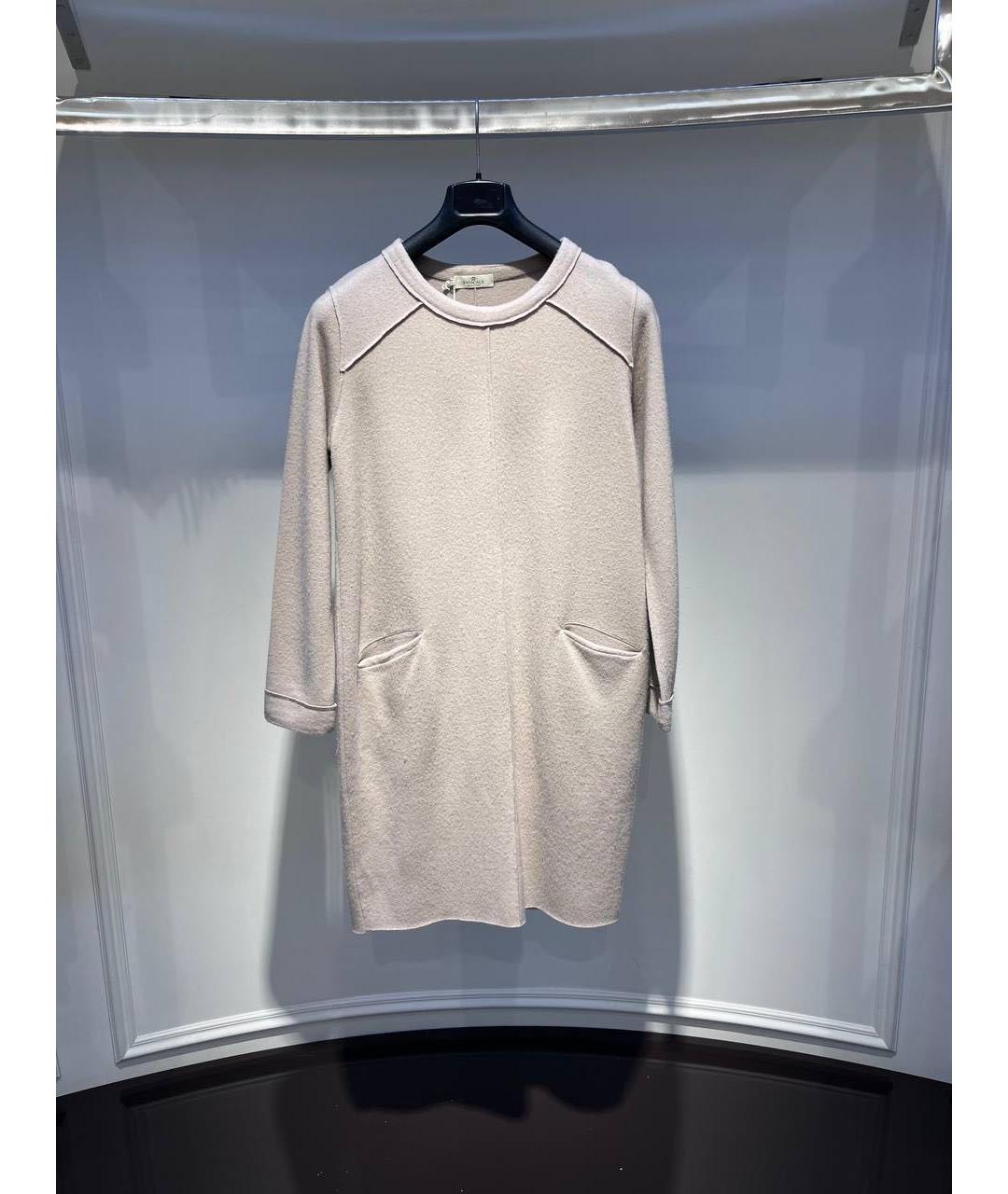 PANICALE Бежевое повседневное платье, фото 3