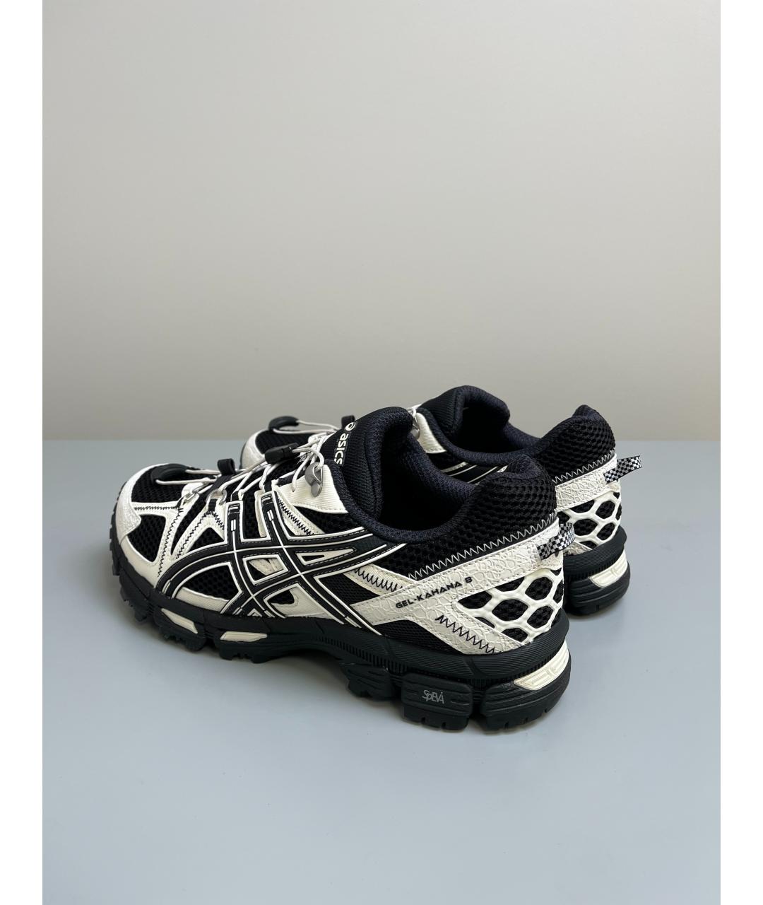 ASICS Белые текстильные низкие кроссовки / кеды, фото 3