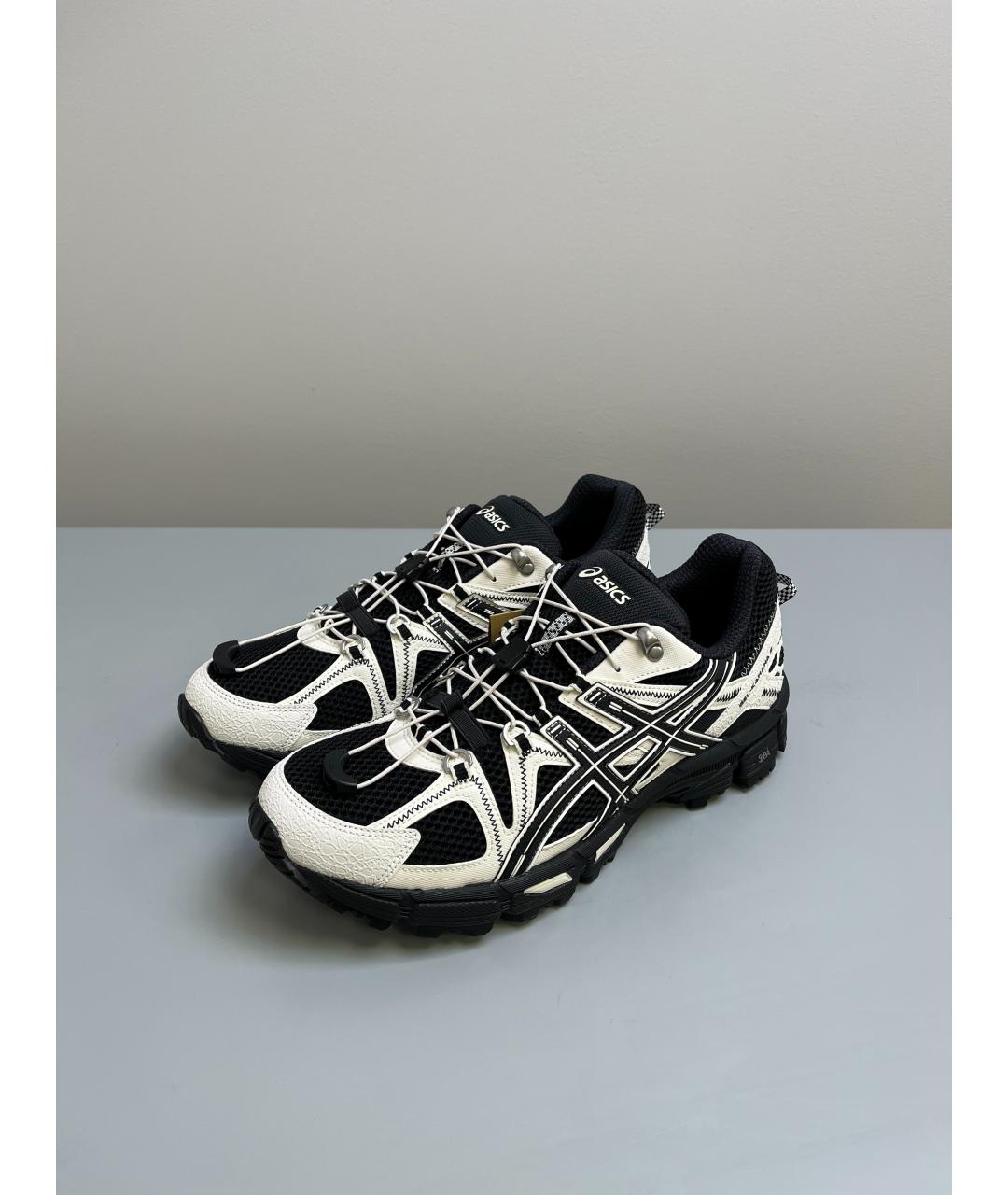 ASICS Белые текстильные низкие кроссовки / кеды, фото 2