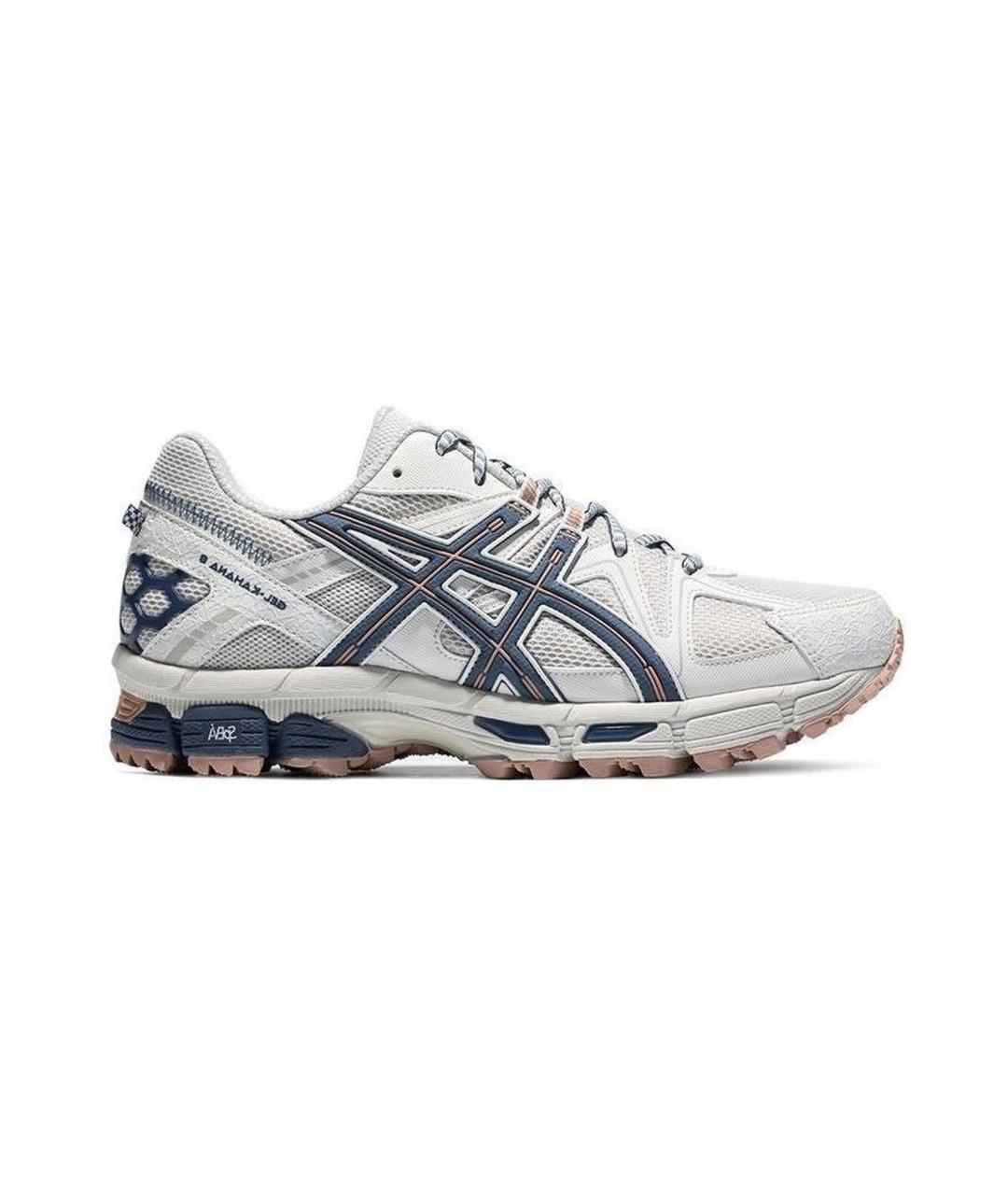 ASICS Белые текстильные низкие кроссовки / кеды, фото 8