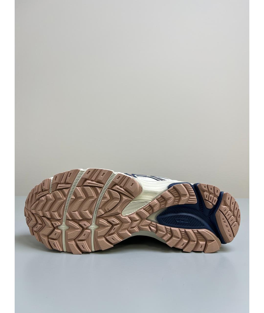 ASICS Белые текстильные низкие кроссовки / кеды, фото 6