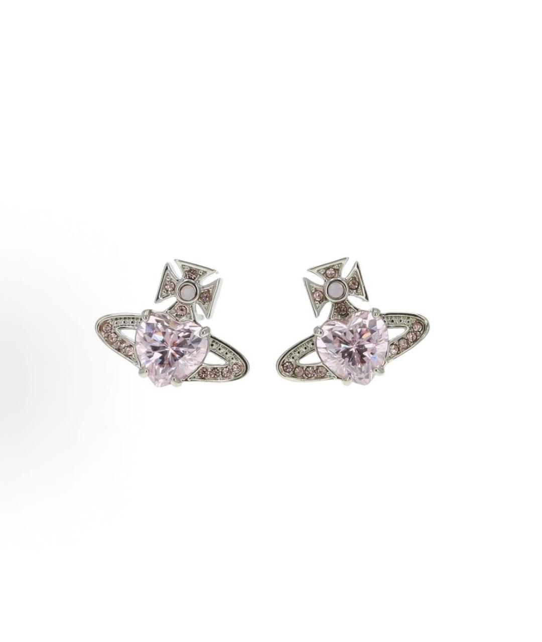 VIVIENNE WESTWOOD Серебряные металлические серьги, фото 3