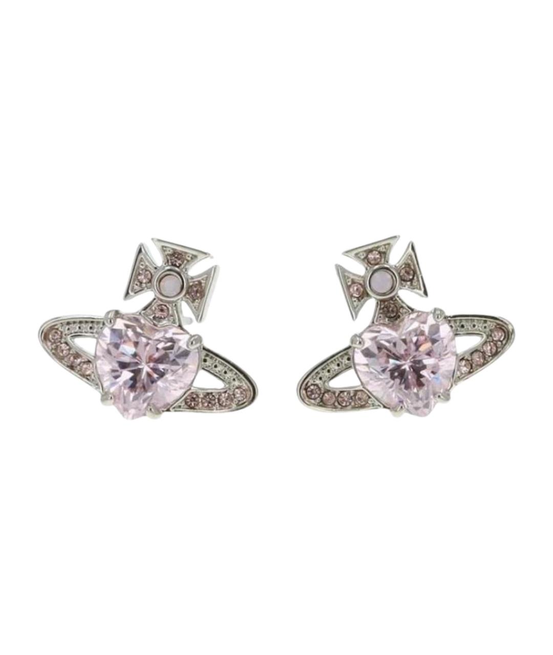 VIVIENNE WESTWOOD Серебряные металлические серьги, фото 1