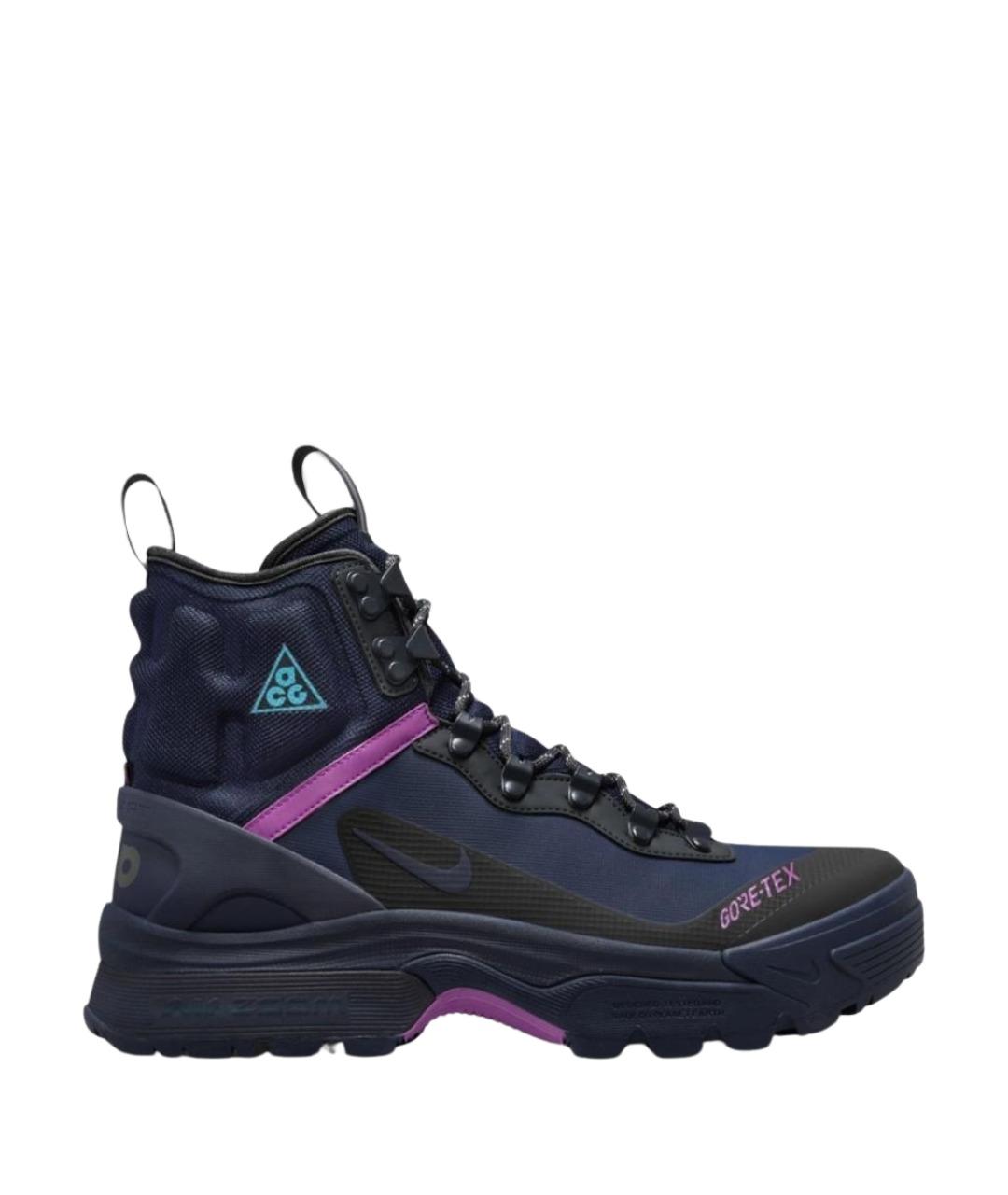 NIKE ACG Темно-синие высокие ботинки, фото 1