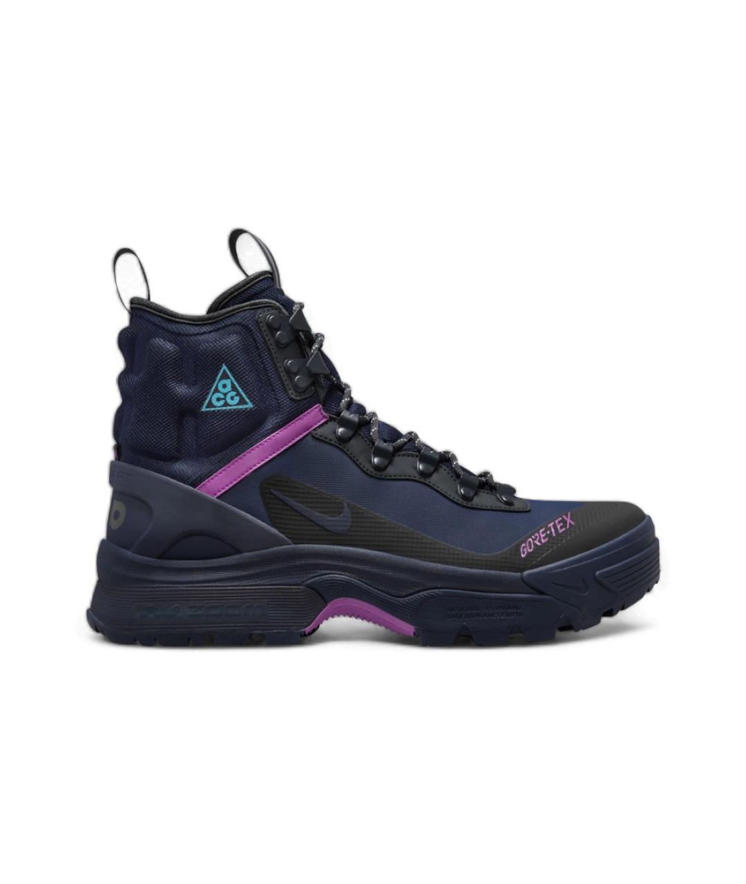 NIKE ACG Темно-синие высокие ботинки, фото 3