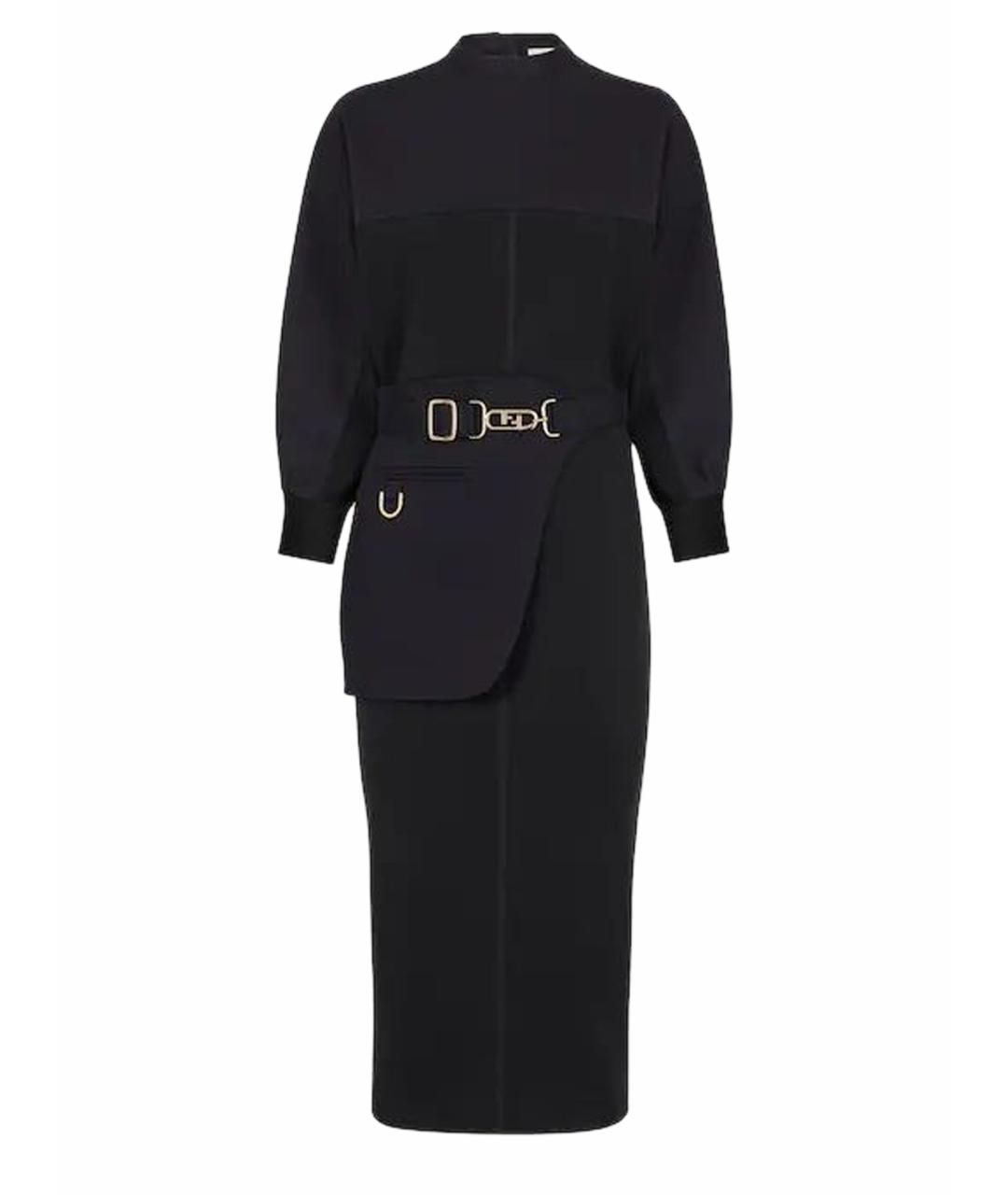 FENDI Черное вечернее платье, фото 1