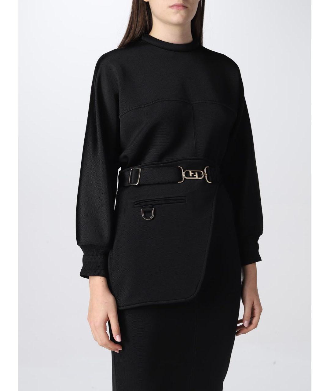 FENDI Черное вечернее платье, фото 3