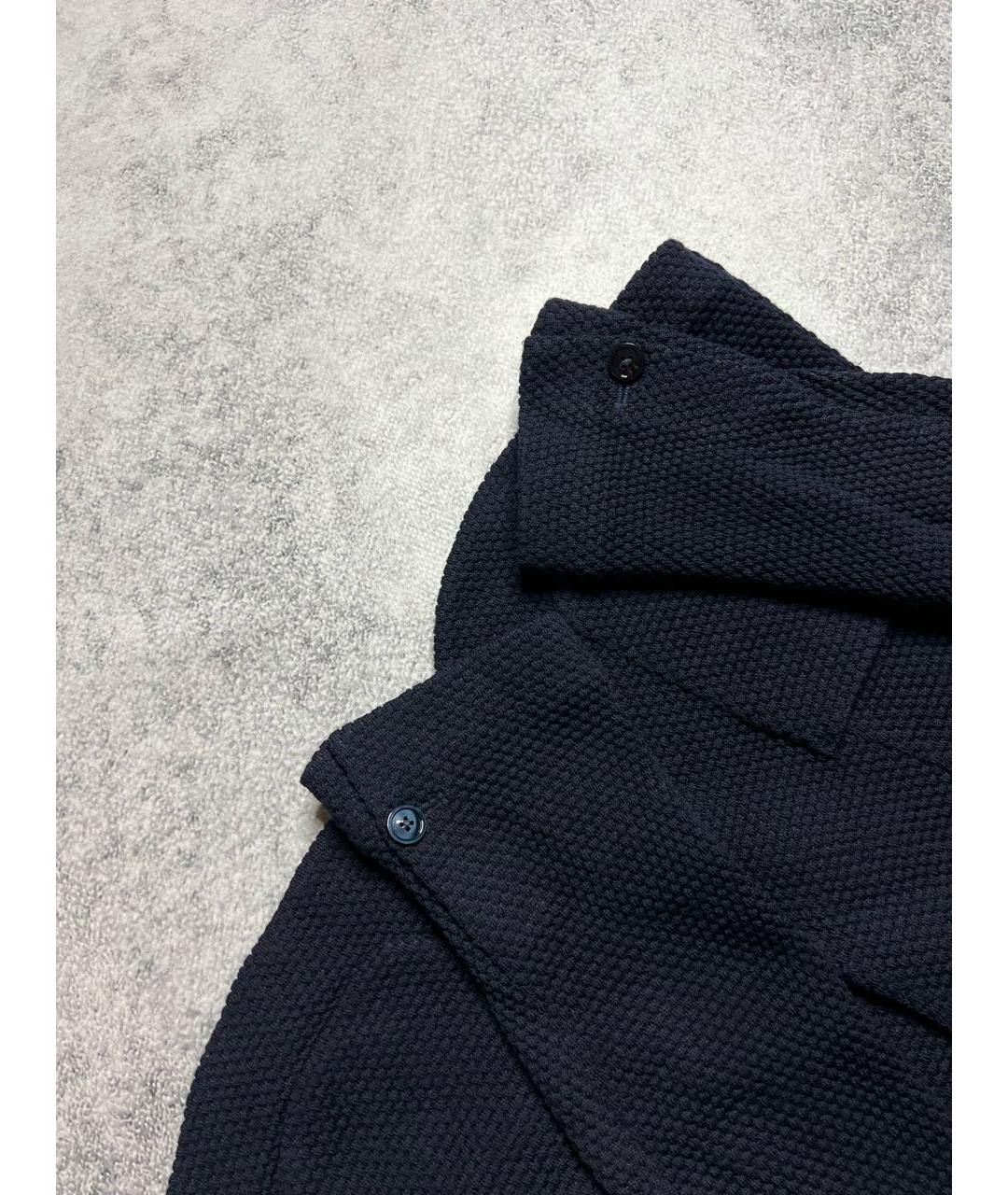 CIRCOLO 1901 Темно-синий шерстяной жакет/пиджак, фото 4