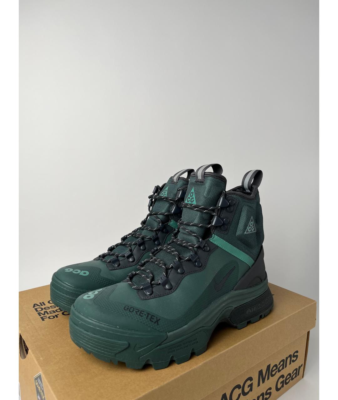 NIKE ACG Зеленые высокие ботинки, фото 2