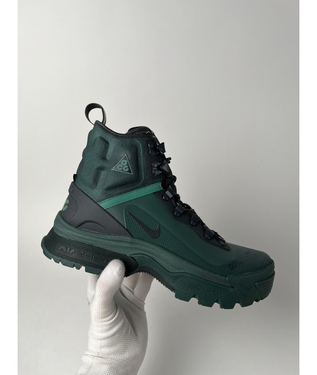 NIKE ACG Зеленые высокие ботинки, фото 6