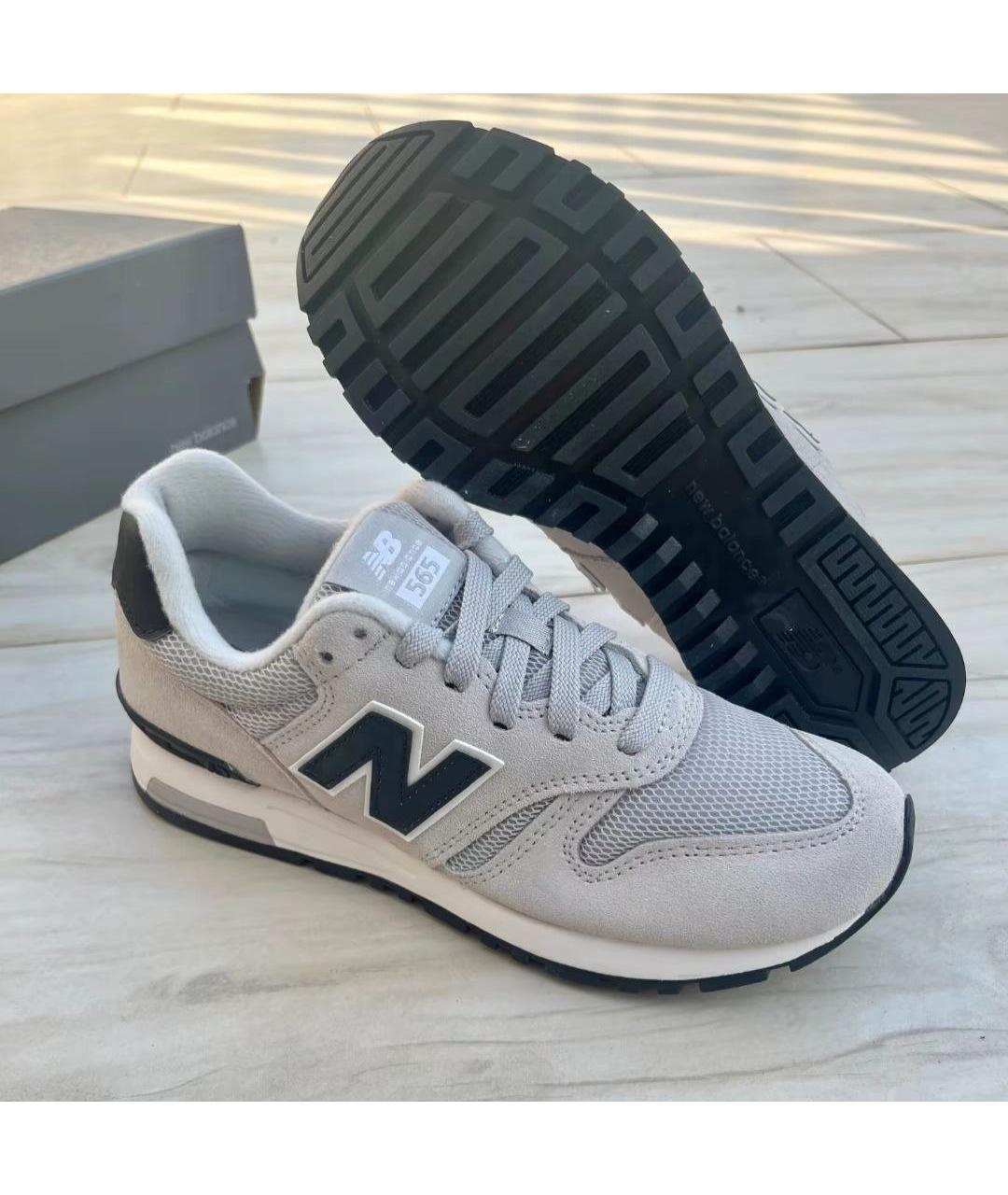 NEW BALANCE Серые текстильные кроссовки, фото 6