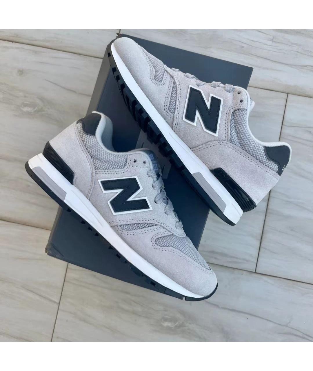 NEW BALANCE Серые текстильные кроссовки, фото 4