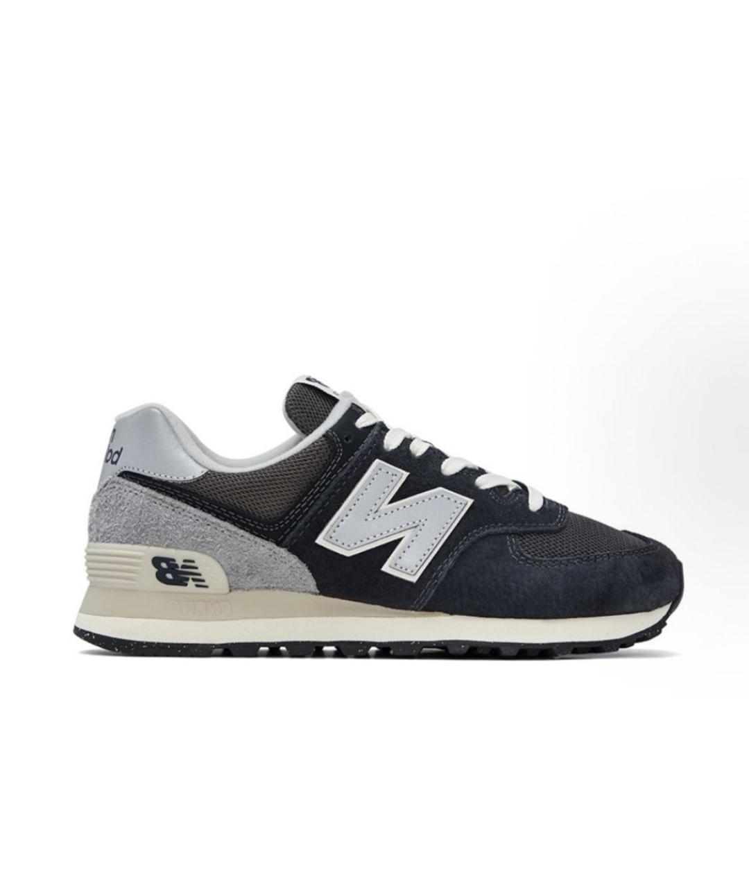 NEW BALANCE Серые текстильные низкие кроссовки / кеды, фото 7