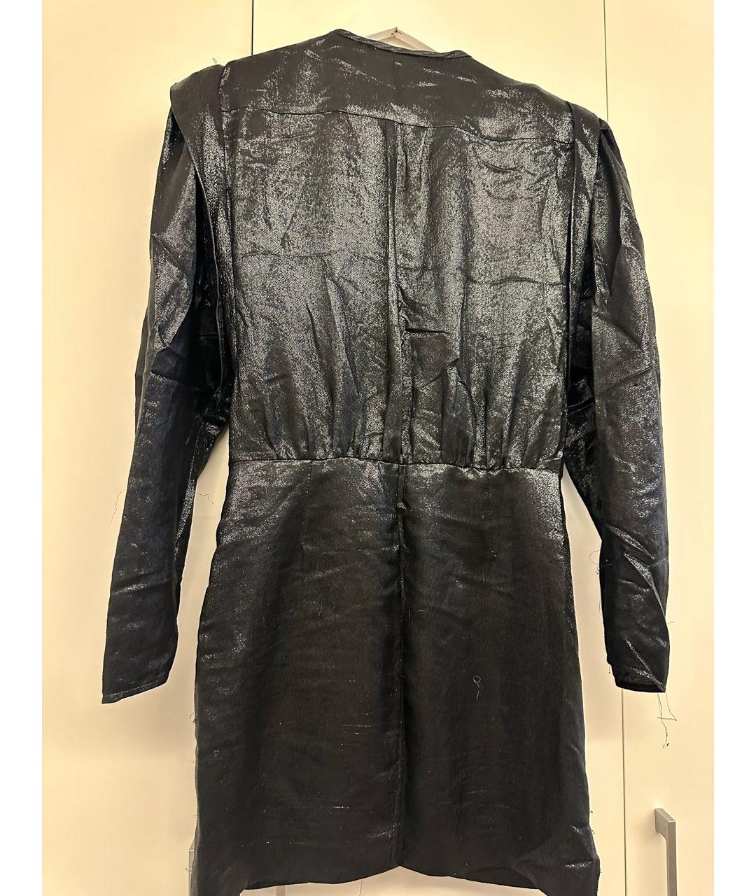 ISABEL MARANT Черное шелковое вечернее платье, фото 2