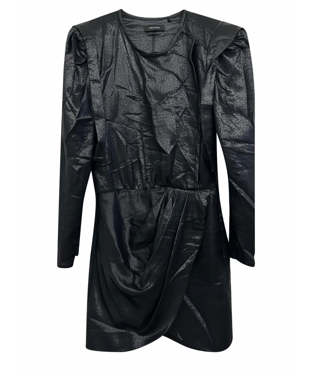 ISABEL MARANT Черное шелковое вечернее платье, фото 1