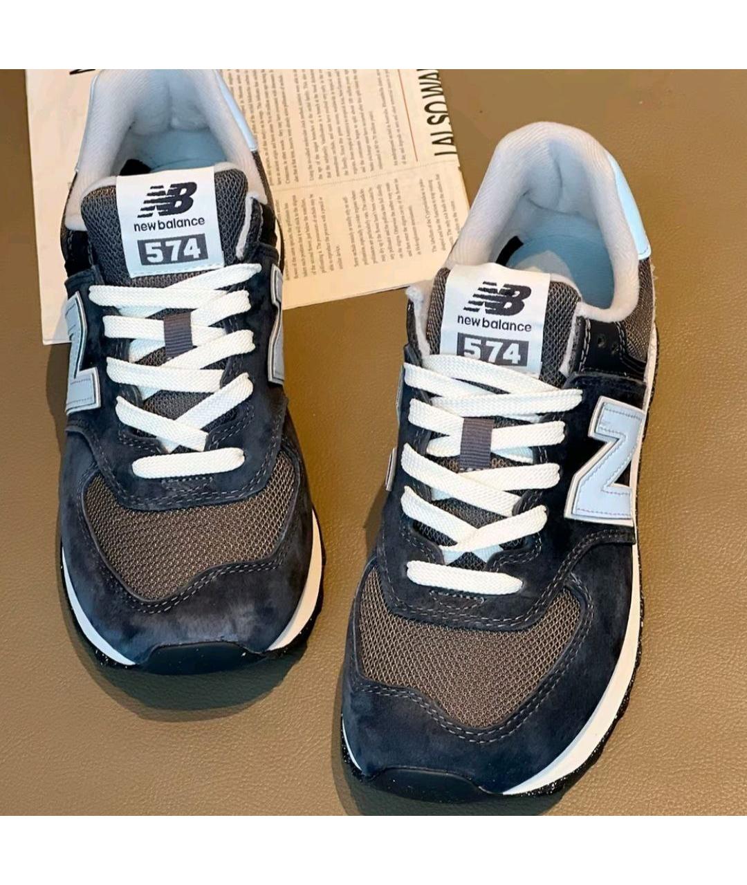 NEW BALANCE Серые текстильные кроссовки, фото 2