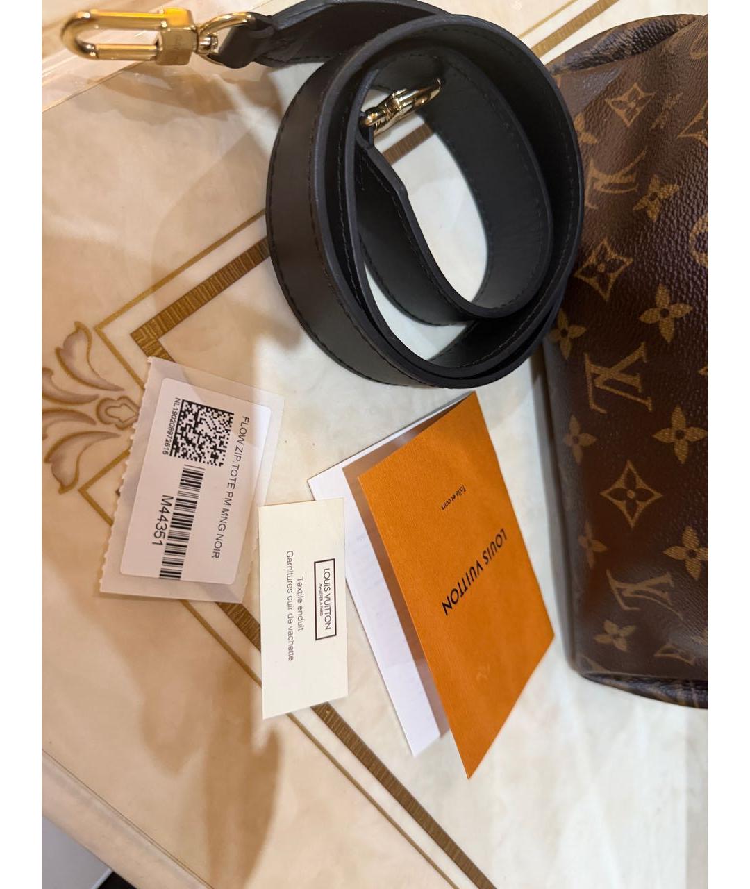 LOUIS VUITTON Коричневая сумка с короткими ручками, фото 5