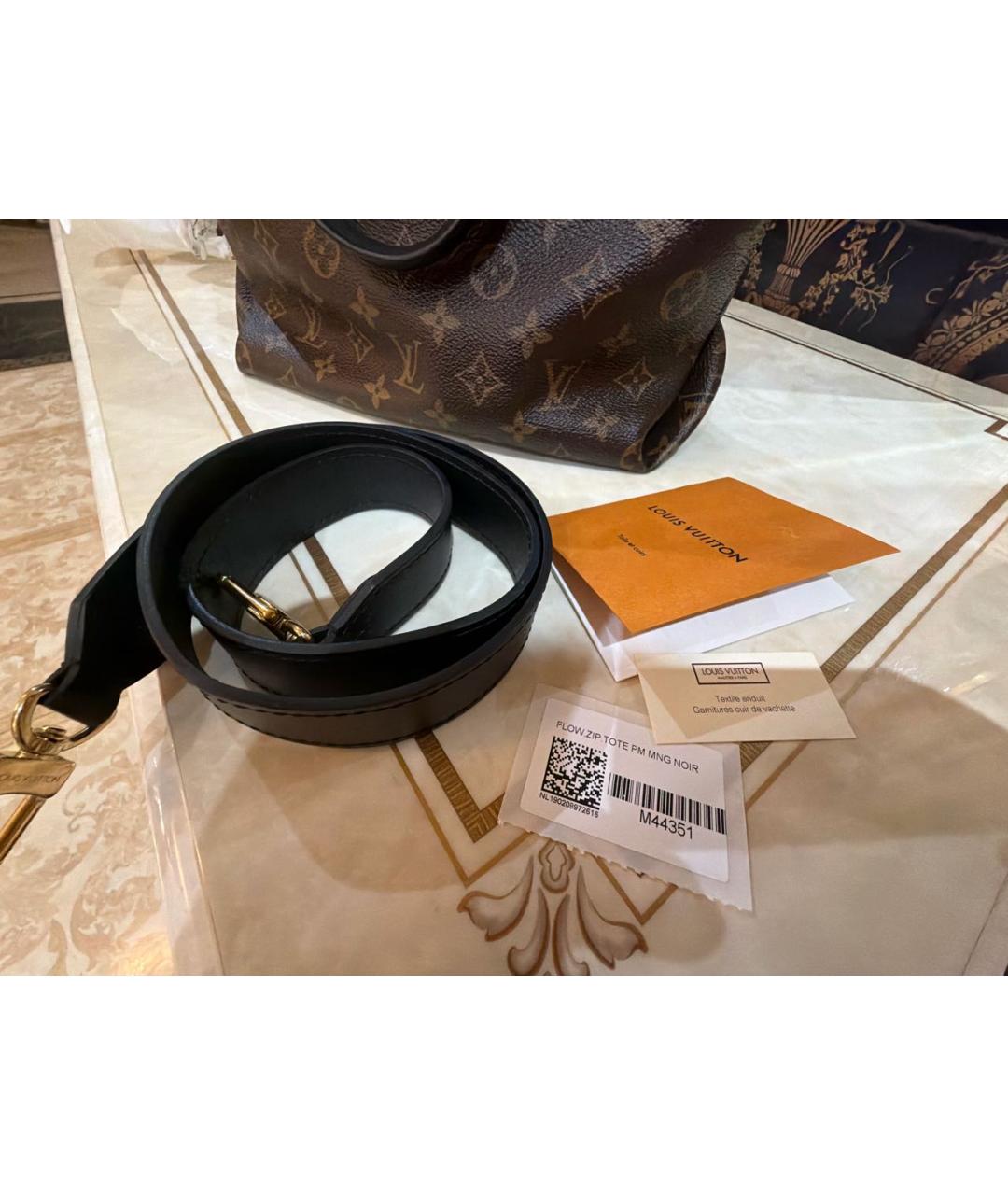 LOUIS VUITTON Коричневая сумка с короткими ручками, фото 6