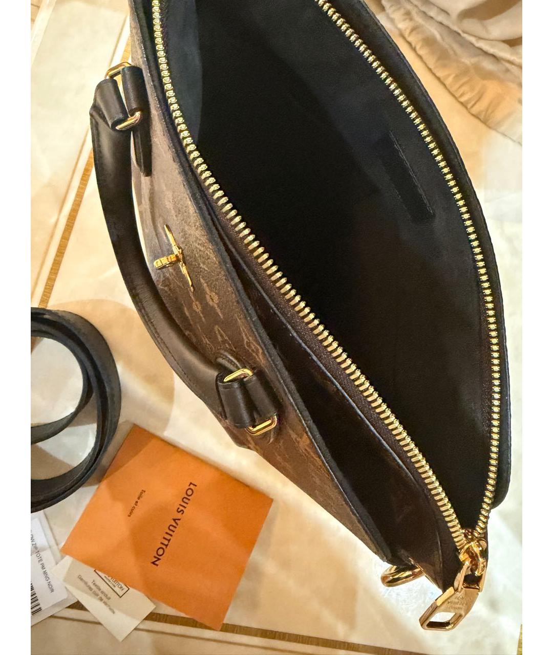 LOUIS VUITTON Коричневая сумка с короткими ручками, фото 4