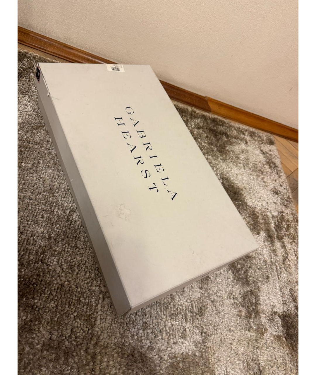 GABRIELA HEARST Черные кожаные сапоги, фото 4