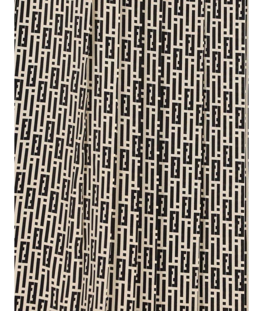 FENDI Шелковый костюм с юбками, фото 5