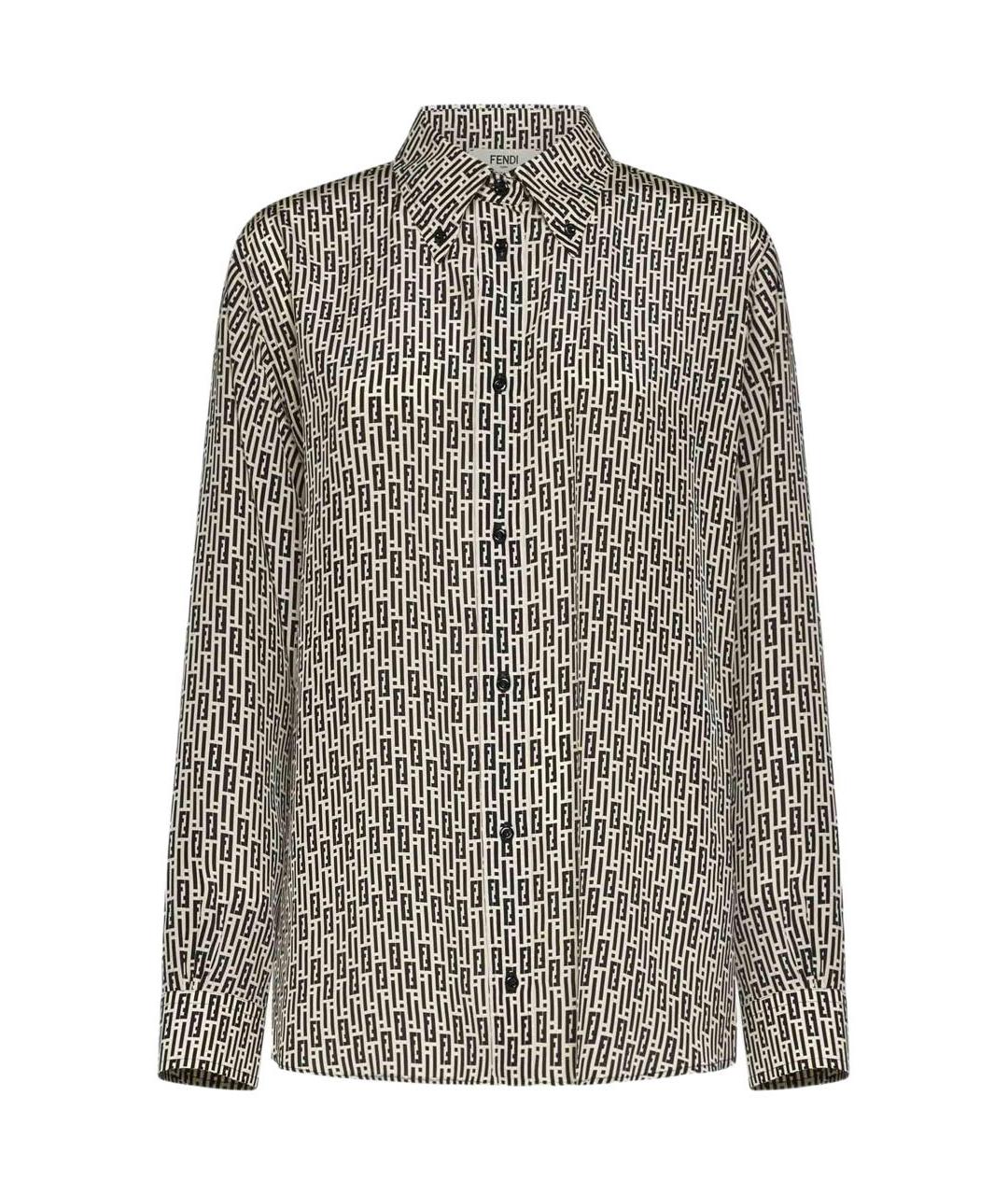 FENDI Шелковый костюм с юбками, фото 2