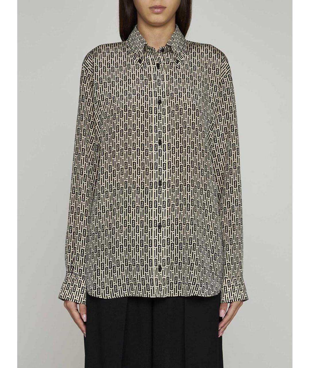 FENDI Шелковый костюм с юбками, фото 6