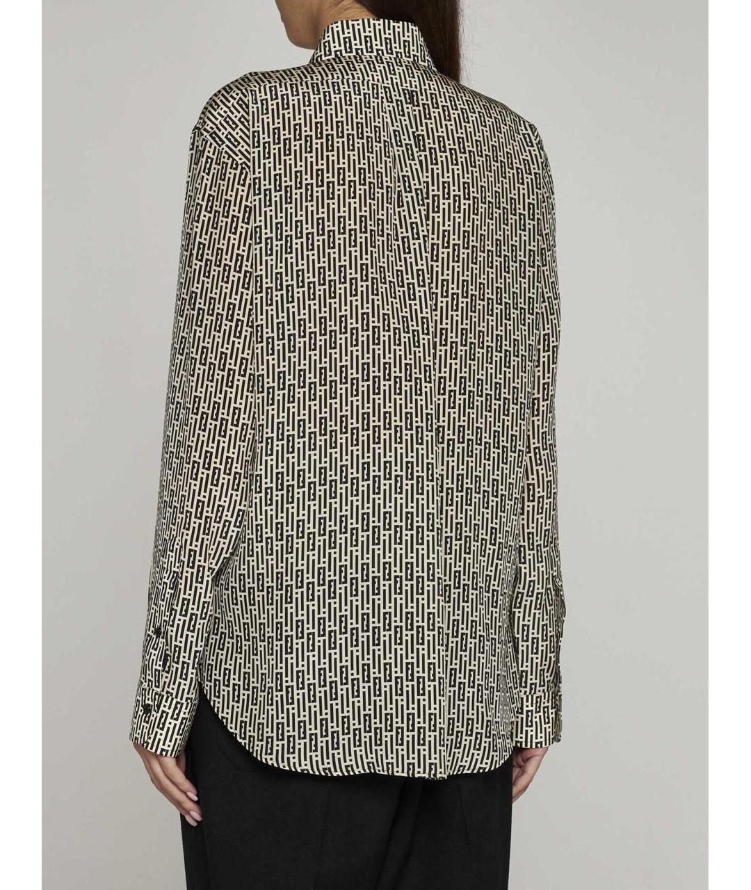 FENDI Шелковый костюм с юбками, фото 7