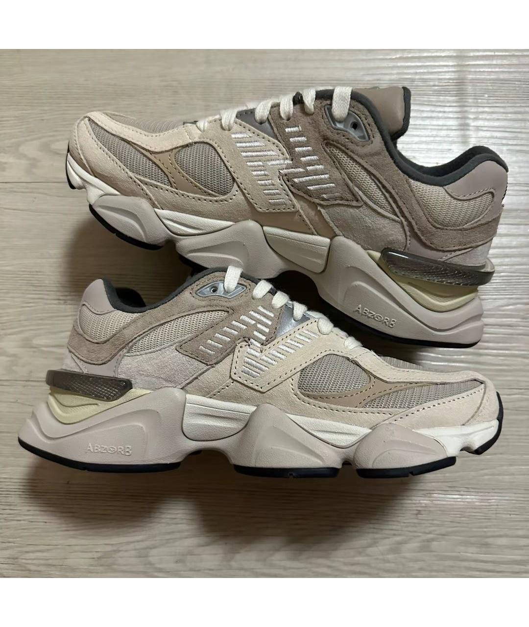 NEW BALANCE Бежевые текстильные кроссовки, фото 4