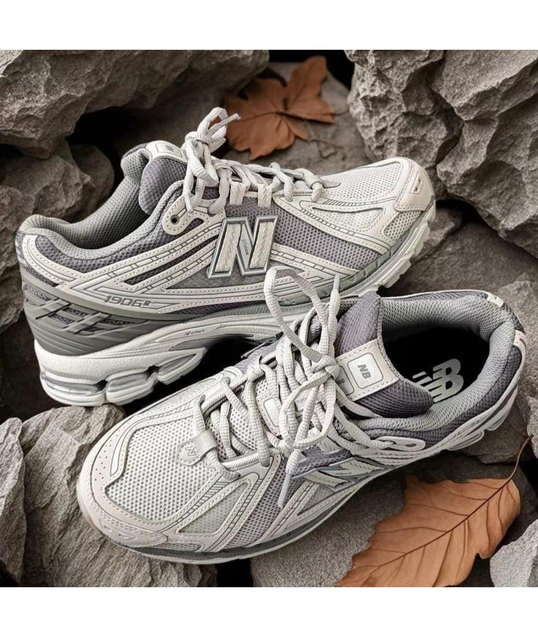 NEW BALANCE Серые текстильные низкие кроссовки / кеды, фото 3