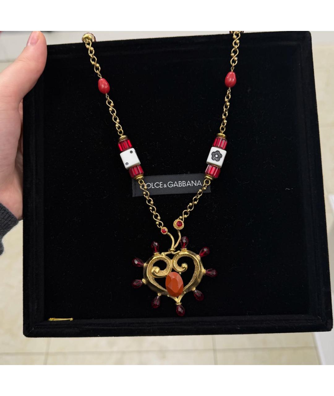 DOLCE&GABBANA Красная подвеска, фото 3