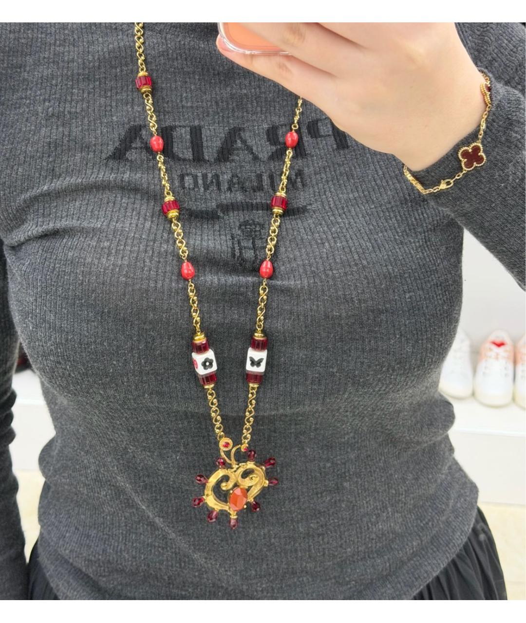 DOLCE&GABBANA Красная подвеска, фото 2