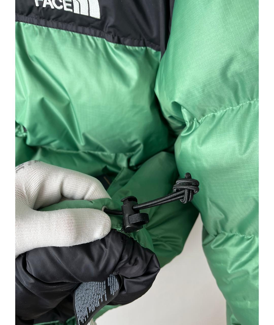 THE NORTH FACE Зеленый полиэстеровый пуховик, фото 4