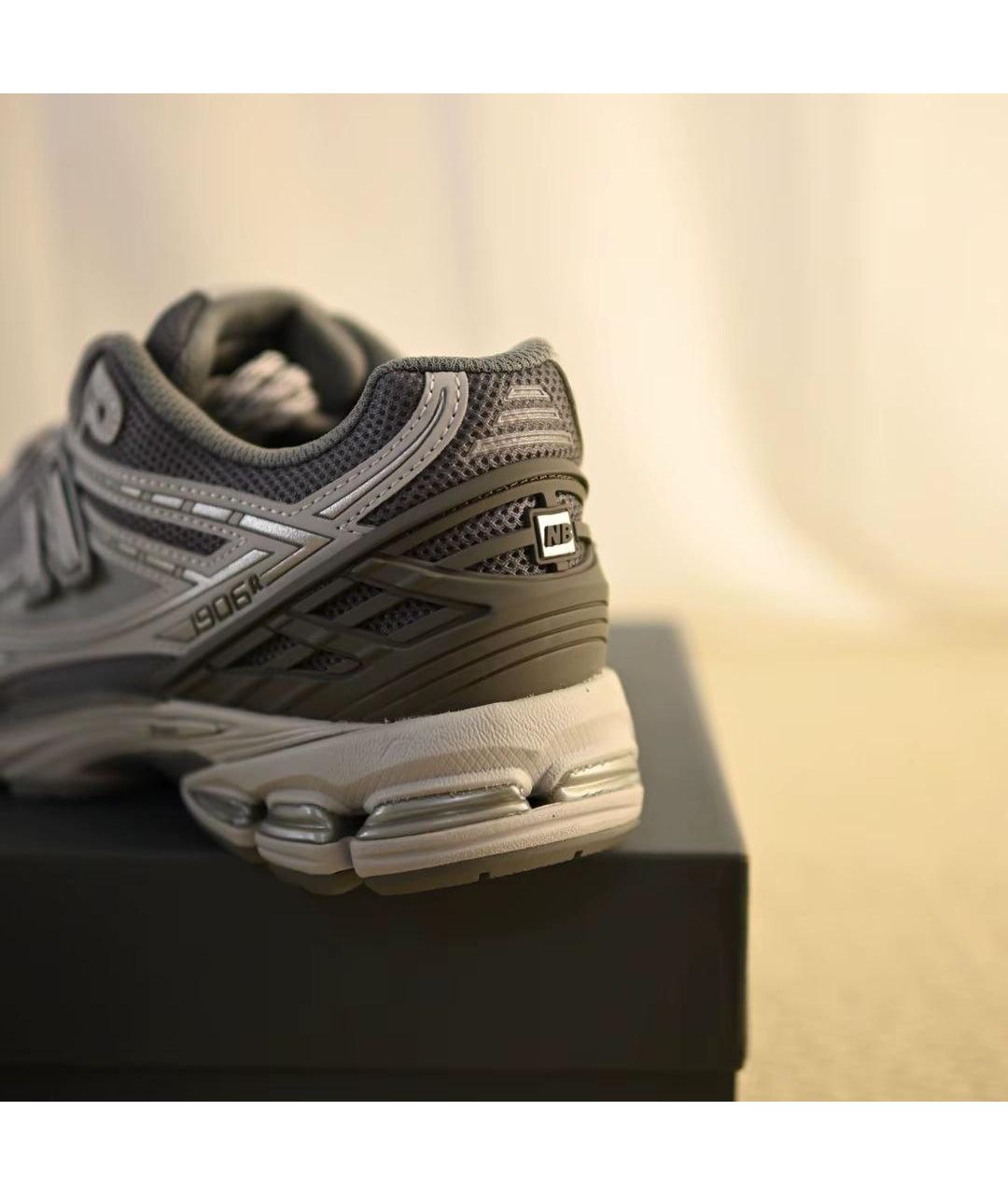 NEW BALANCE Серые текстильные кроссовки, фото 5