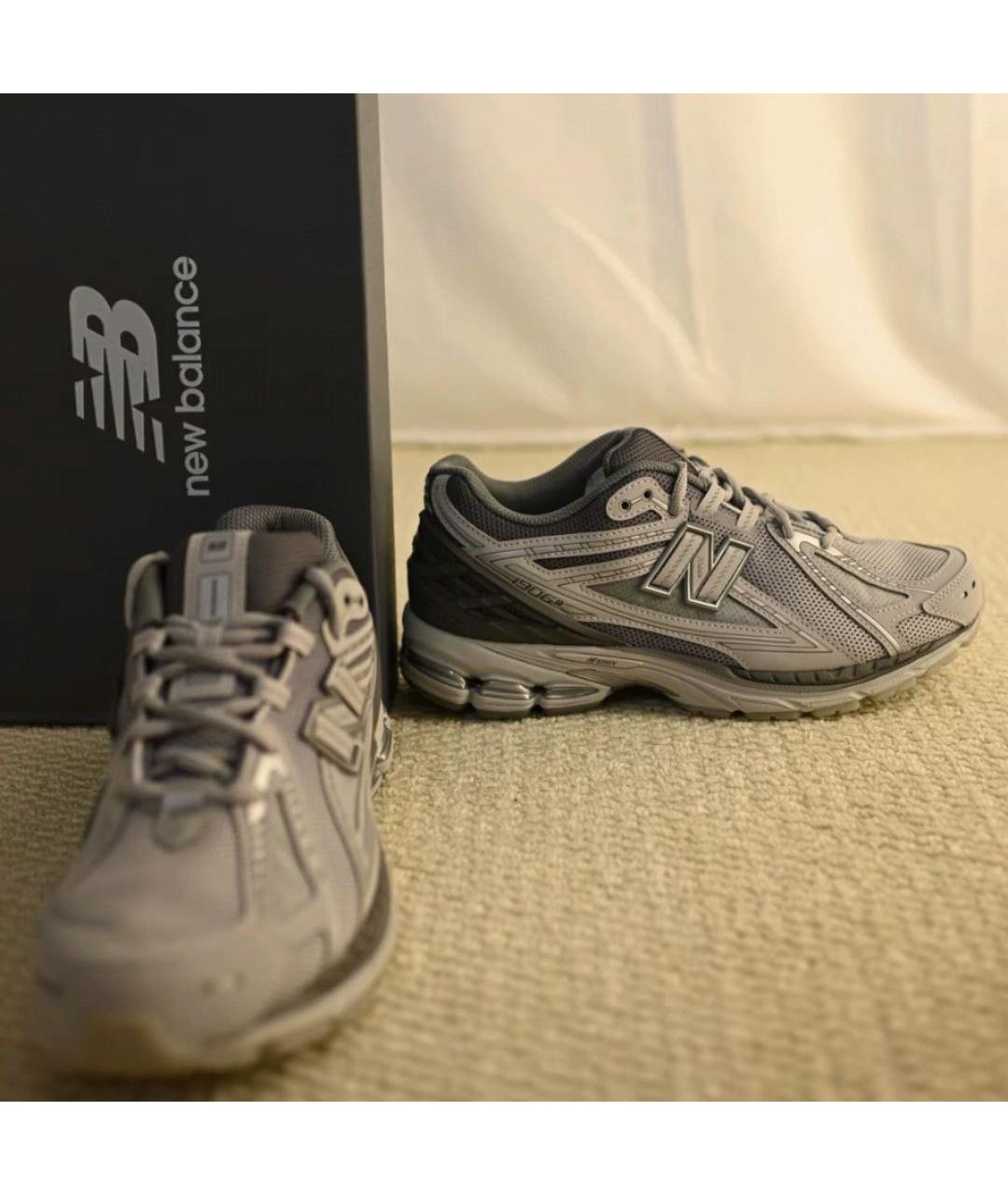 NEW BALANCE Серые текстильные кроссовки, фото 2