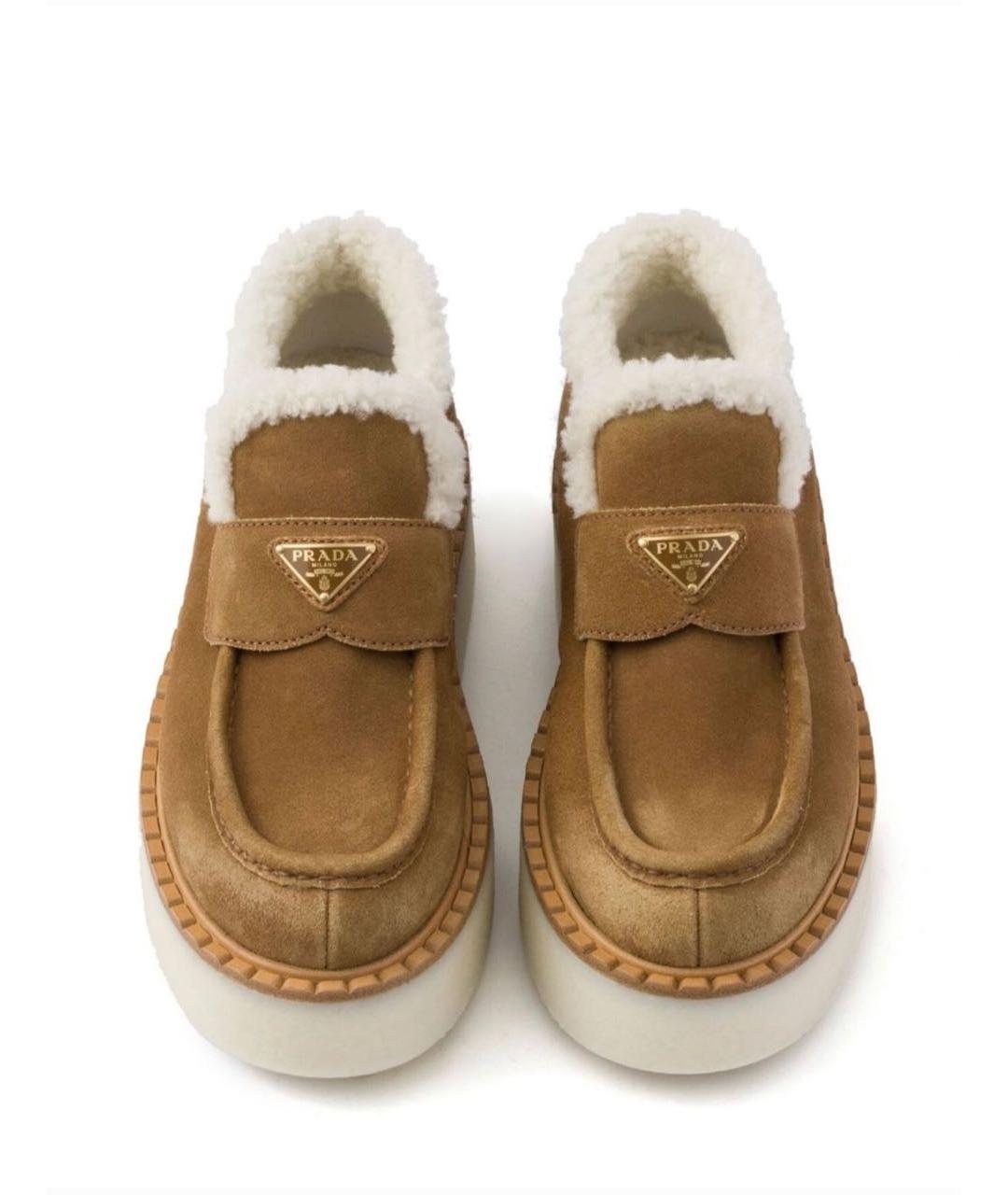 PRADA Коричневые ботинки, фото 2