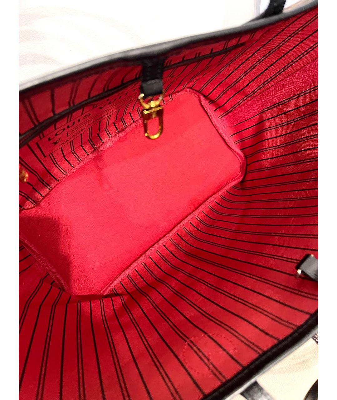 LOUIS VUITTON Коричневая сумка тоут, фото 3