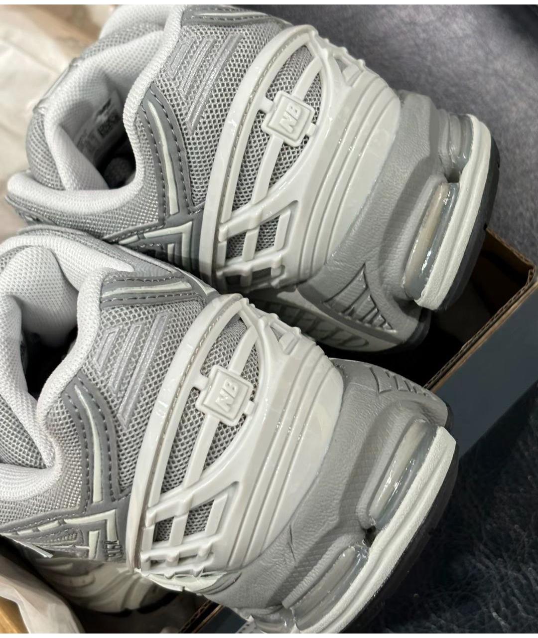 NEW BALANCE Серые текстильные низкие кроссовки / кеды, фото 6