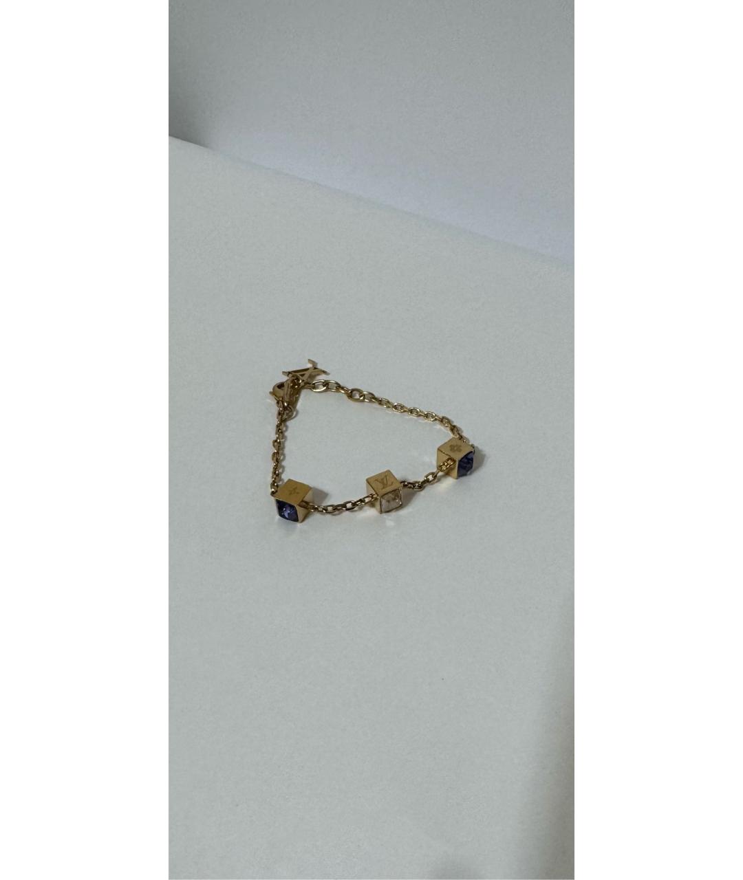 LOUIS VUITTON Золотой металлический комплект, фото 4