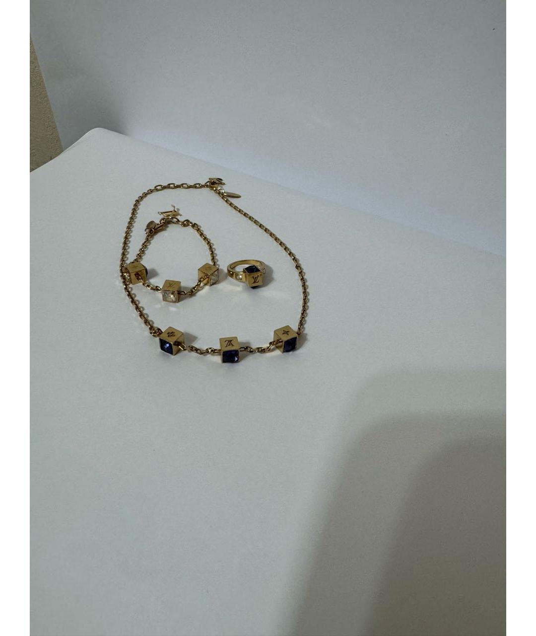 LOUIS VUITTON Золотой металлический комплект, фото 6