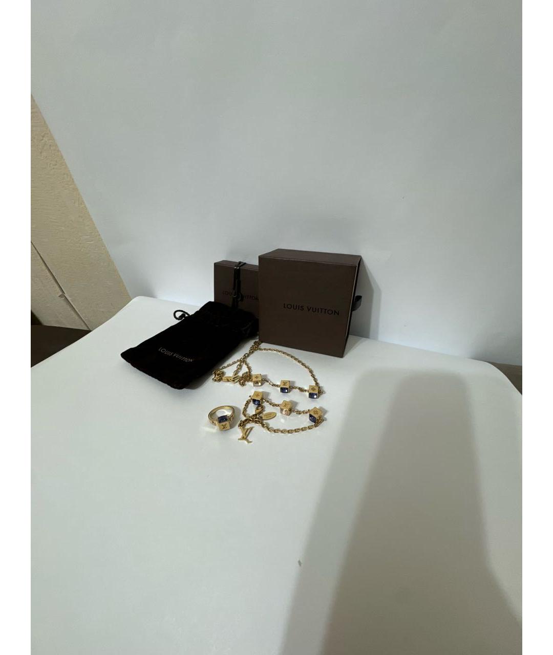 LOUIS VUITTON Золотой металлический комплект, фото 2