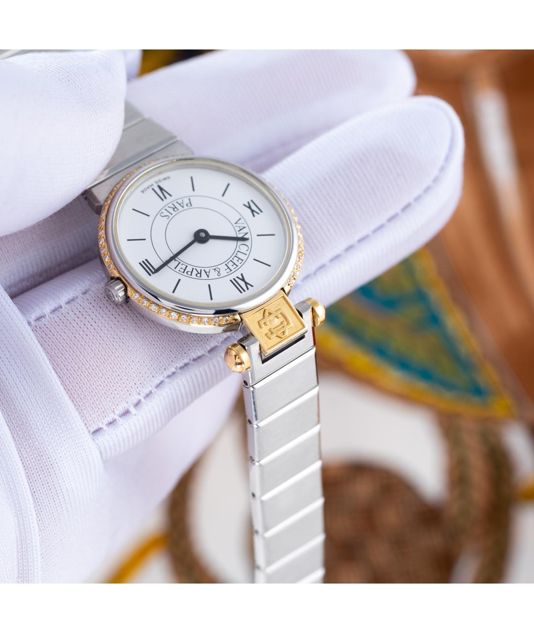 VAN CLEEF & ARPELS Белые металлические часы, фото 4