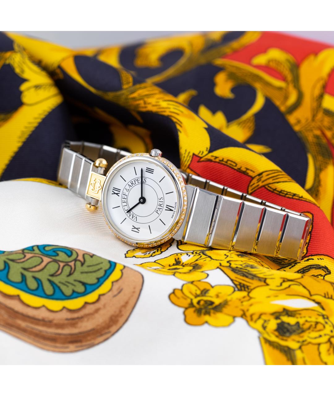 VAN CLEEF & ARPELS Белые металлические часы, фото 3