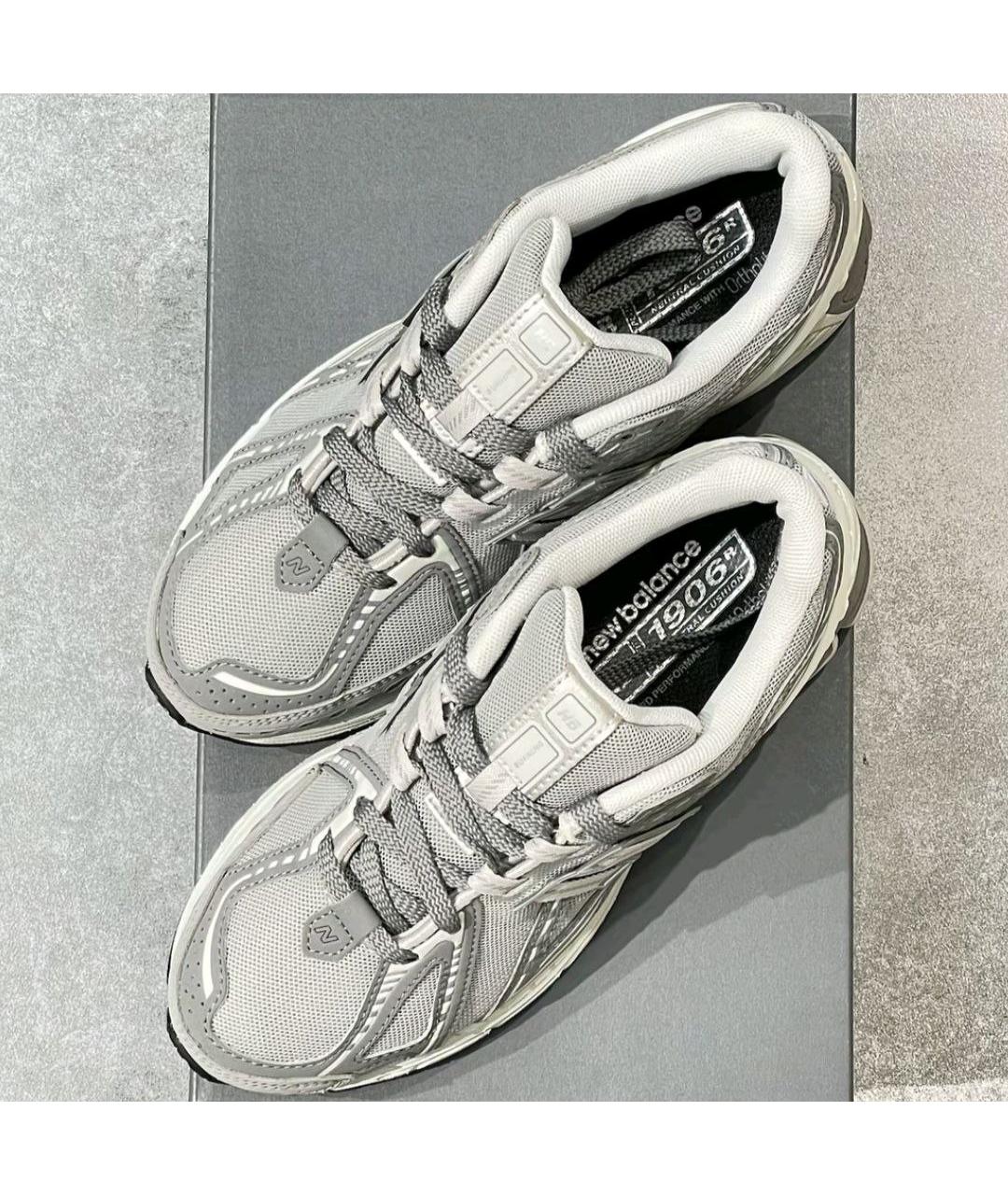 NEW BALANCE Серые текстильные кроссовки, фото 2