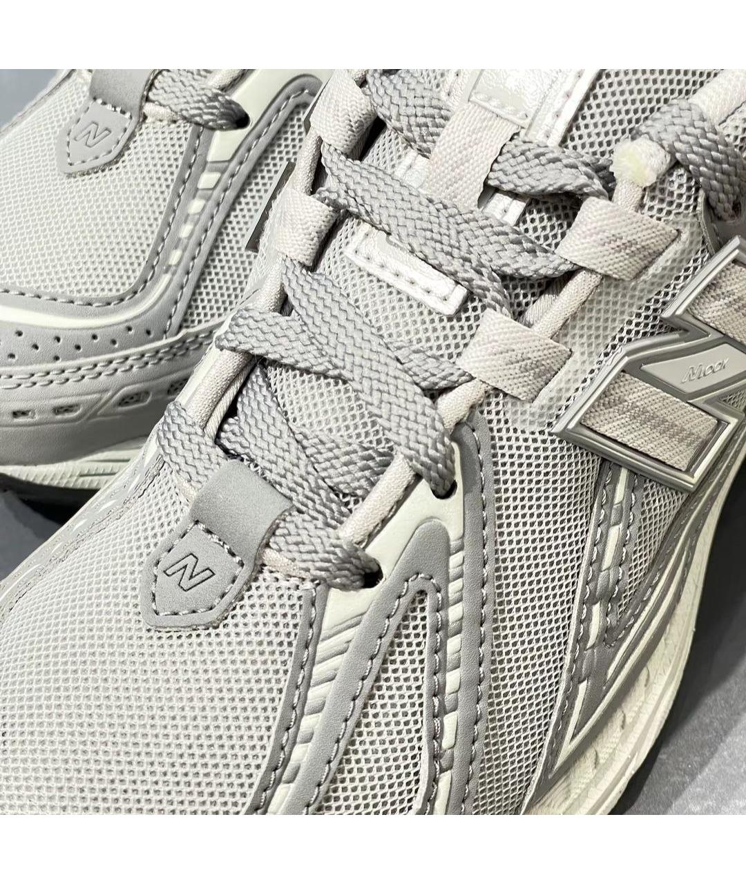 NEW BALANCE Серые текстильные кроссовки, фото 4