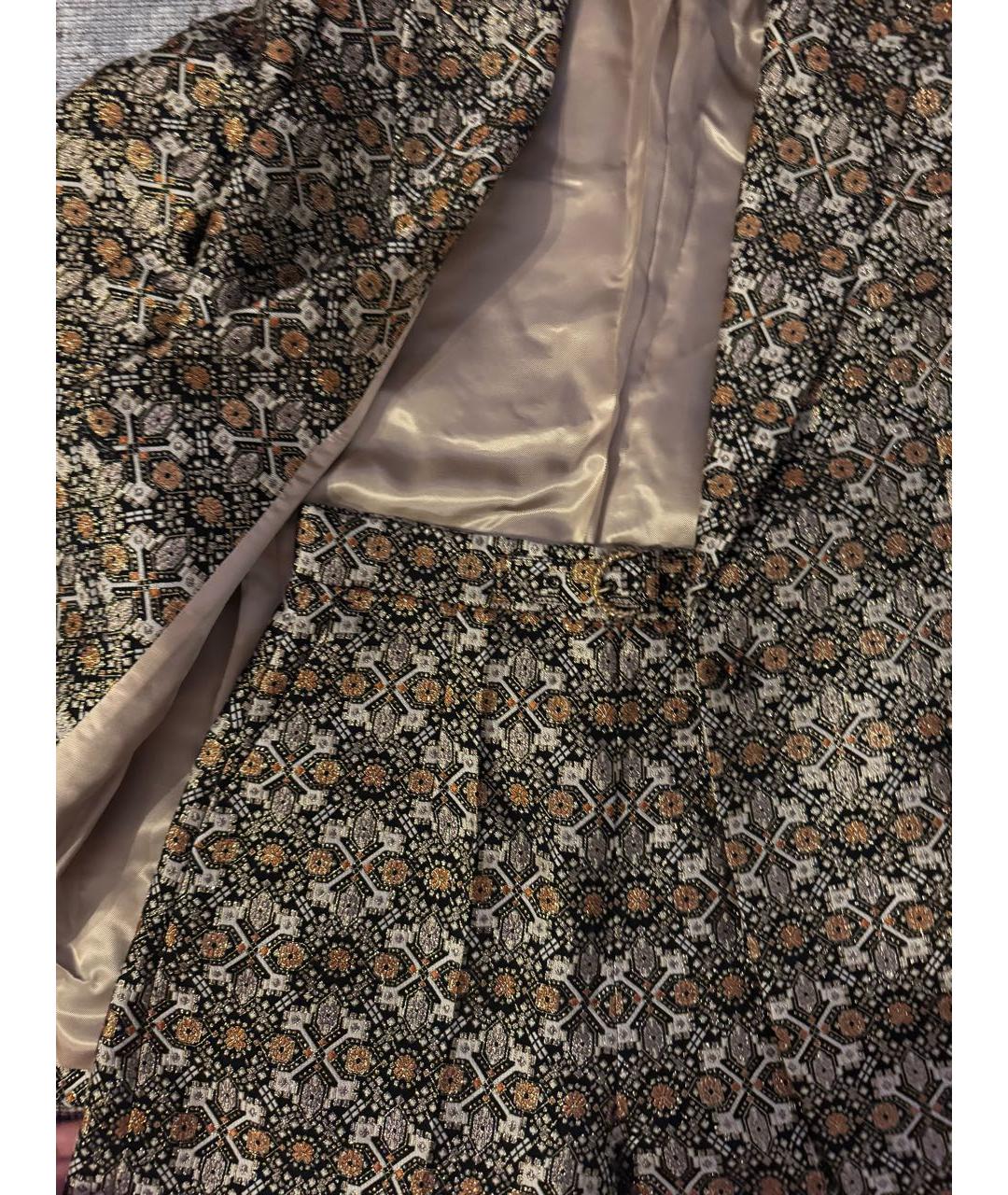 SANDRO Коричневый костюм с юбками, фото 5