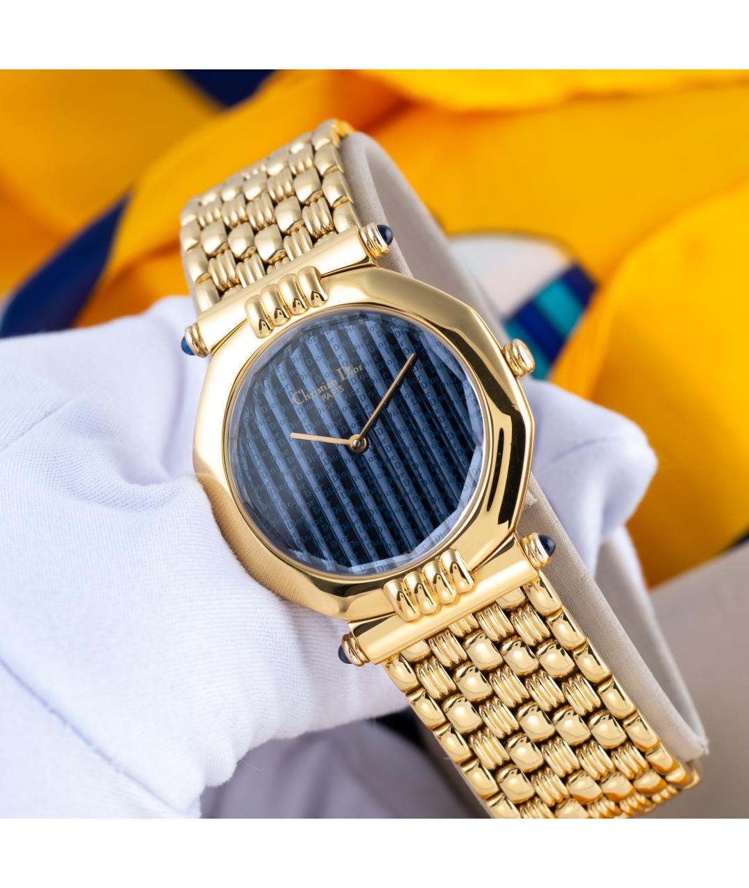 CHRISTIAN DIOR Золотые позолоченные часы, фото 9