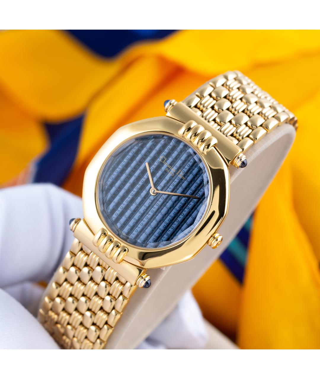 CHRISTIAN DIOR Золотые позолоченные часы, фото 6