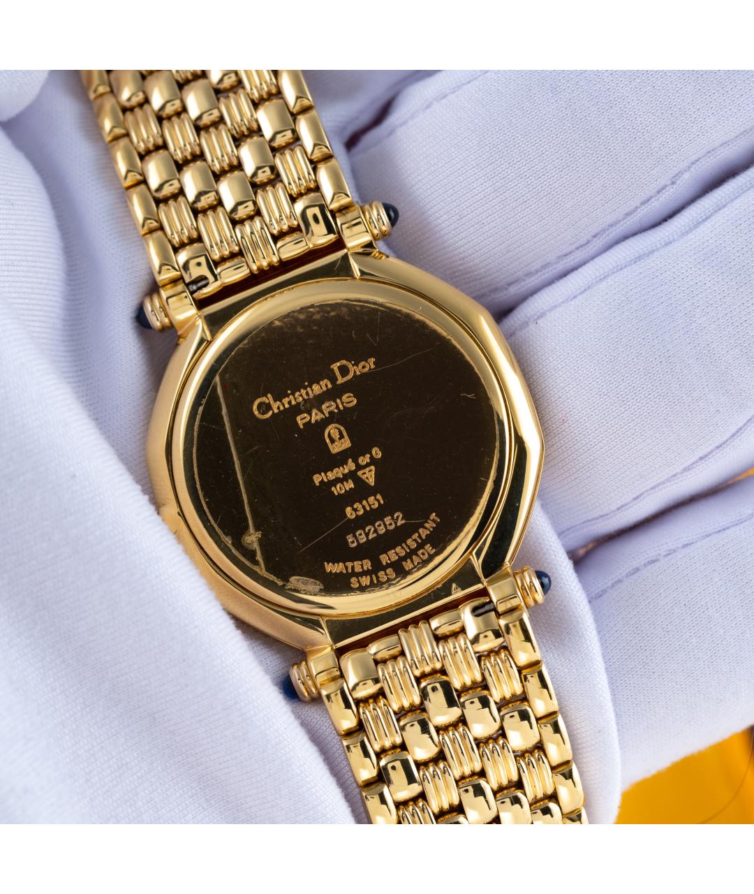 CHRISTIAN DIOR Золотые позолоченные часы, фото 7